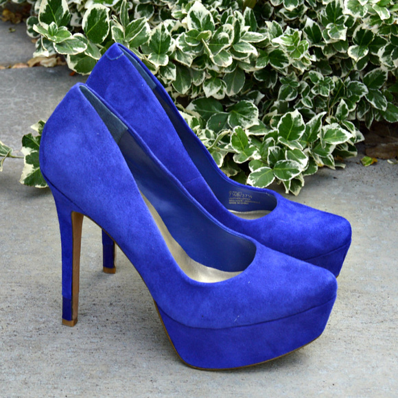 Jessica Simpson Shoes - Jessica Simpson Jasmint heels in Americana blue